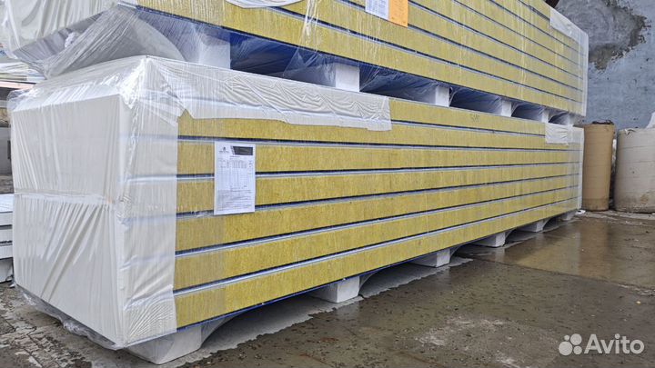 Сэндвич-панели стеновые и кровельные новые