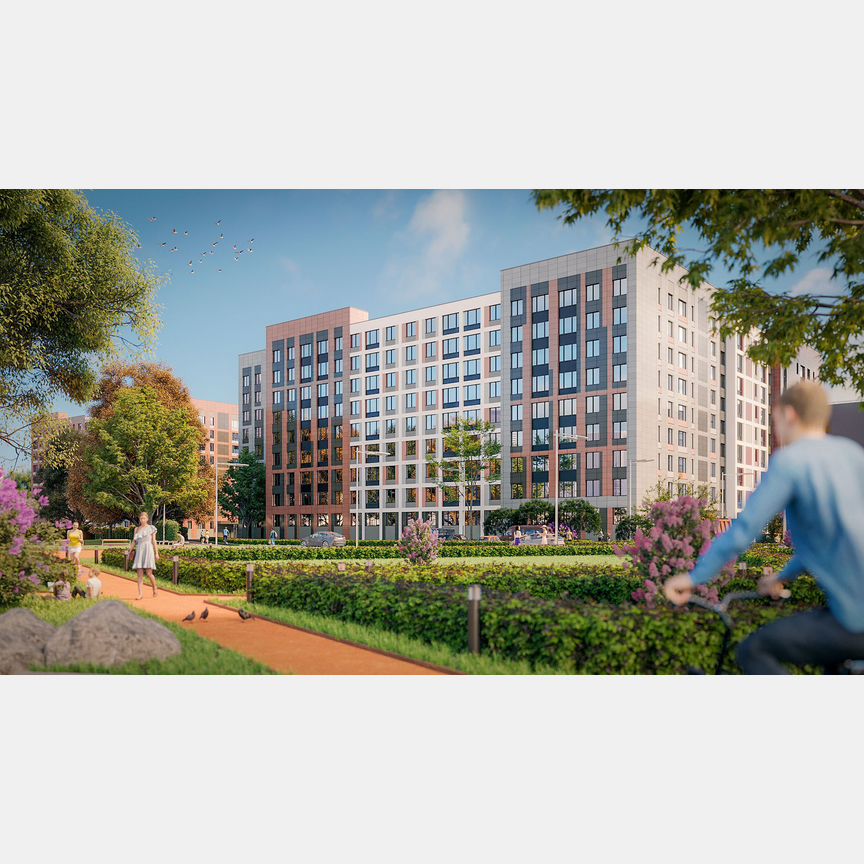 2-к. квартира, 56,5 м², 9/9 эт.
