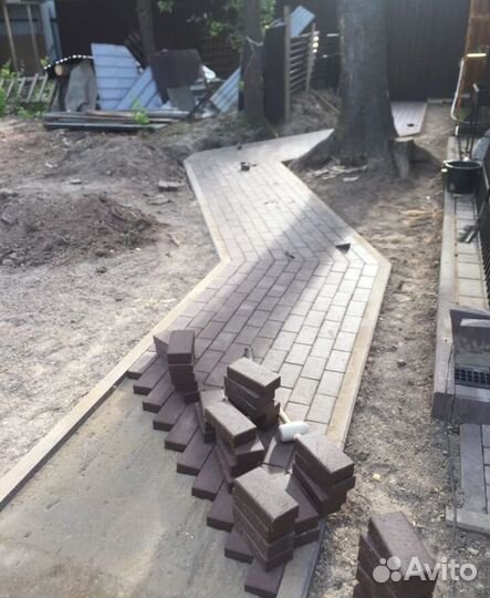 Укладка тротуарной плитки под ключ
