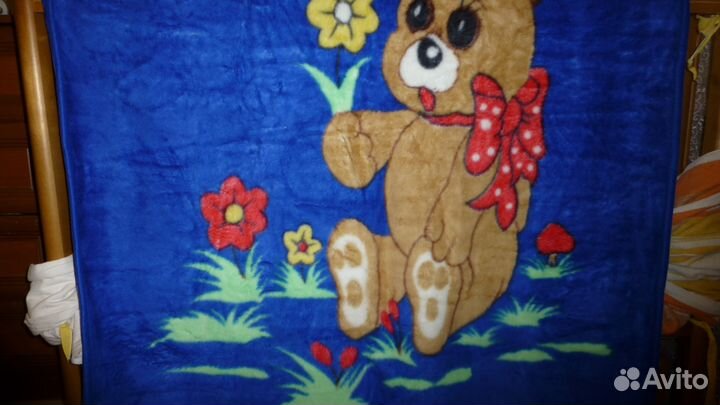 Одеяло плед для детской кроватки новое