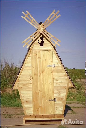 Дачный туалет с лебедем сфу 854