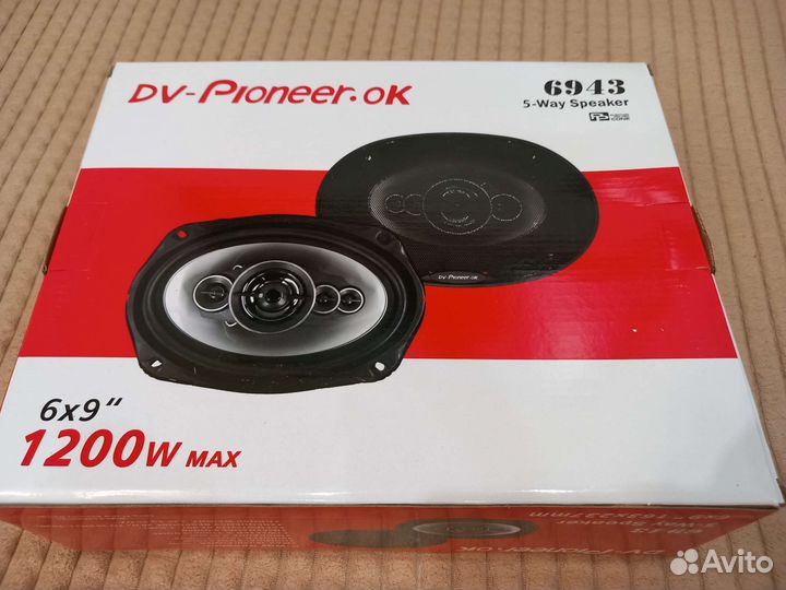 Акустические колонки pioneer 69 овалы