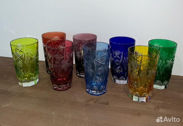 Стаканы цветной хрусталь Nachtmann Нахтманн