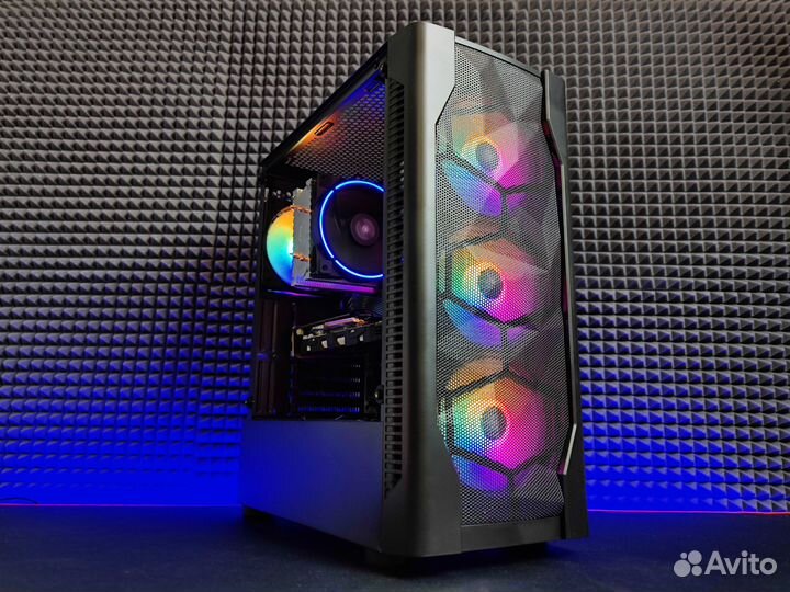 Новый пк Ryzen 5 5500 16gb 500gb ssd RTX 4060