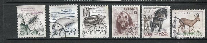 Марки фауна