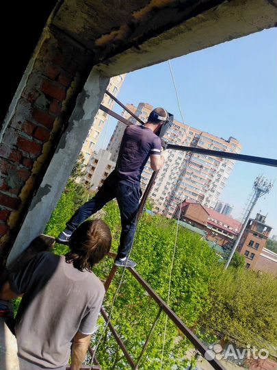 Остекление лоджии/Бесплатный замер