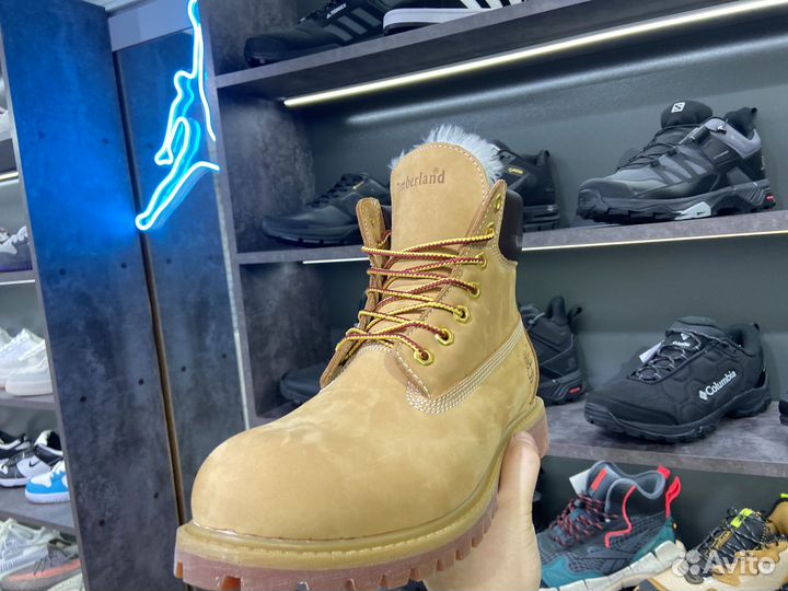 Ботинки timberland (ориг. качества) тёплые