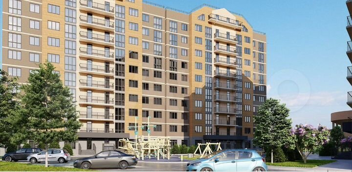 2-к. квартира, 49,1 м², 2/10 эт.