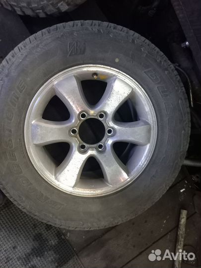 Продам резину летнюю на литье прадо 120