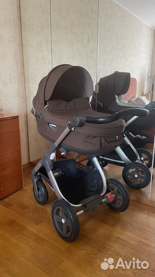 Коляска 3 в 1 Stokke Trailz (колеса Terrain)