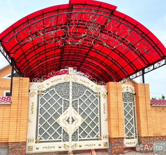 Кованые ворота