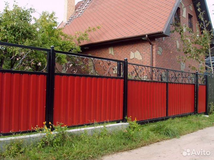 Заборы, сайдинг, крыши, сварочные работы