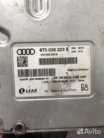 Усилитель Bang Olufsen Concert Ауди А4 Б8