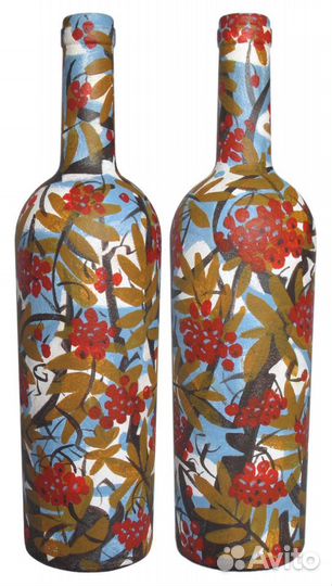 Бутылка расписная на заказ