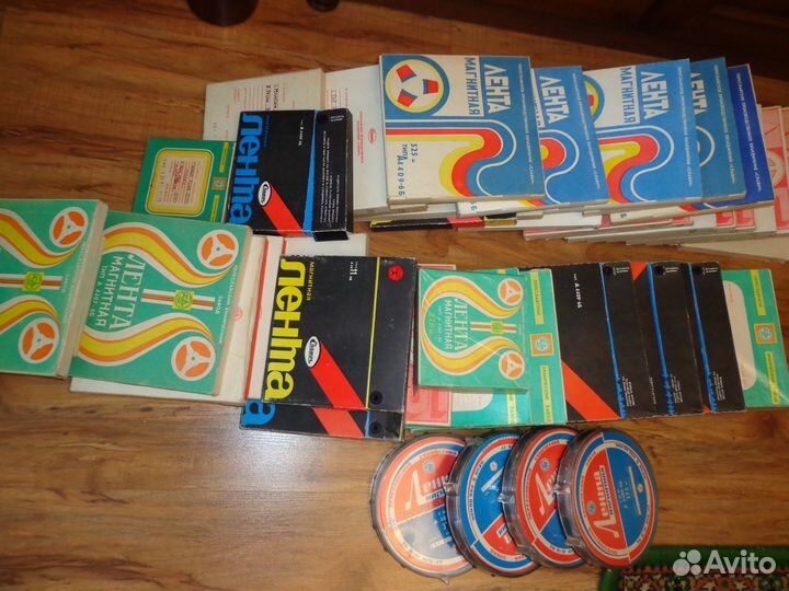 Катушки бабины с магнитной лентой