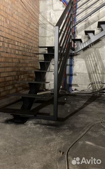 Лестницы на металлокаркасе