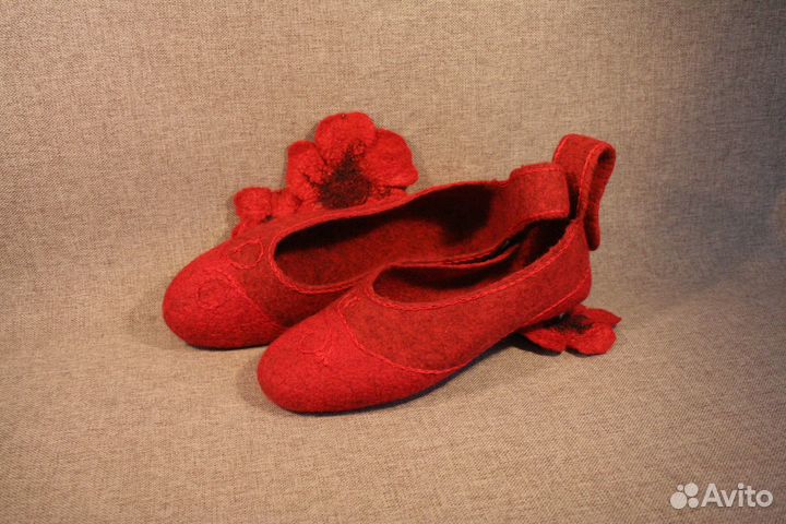 Следки валяные, ручная работа