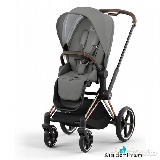 Коляска 2 в 1 Cybex Priam 4 Mirage Grey