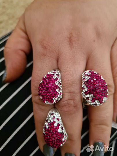 Серебряное комплект новое