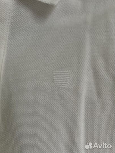 Поло белое унисекс