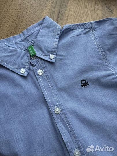 Рубашка детская Benetton оригинал хлопок