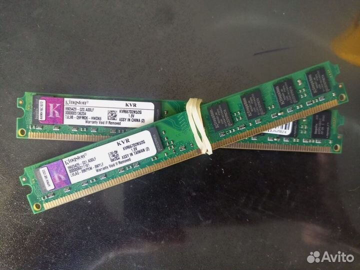 Dimm ddr2 2Gb+2Gb 667Mhz /5300mb/s Kingston