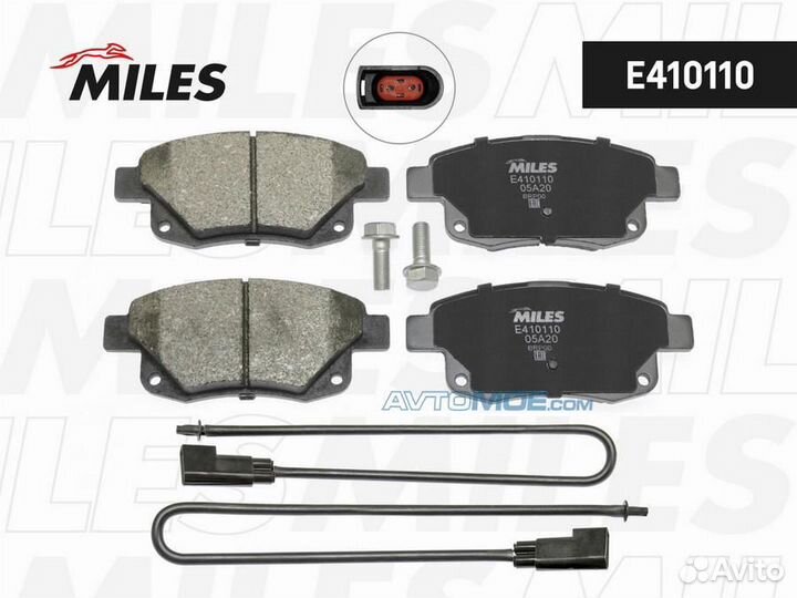 Колодки тормозные ford transit 06- задние с датчик