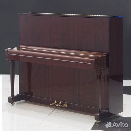Пианино Petrof Higher P 125 F1 (BU) красное дерев