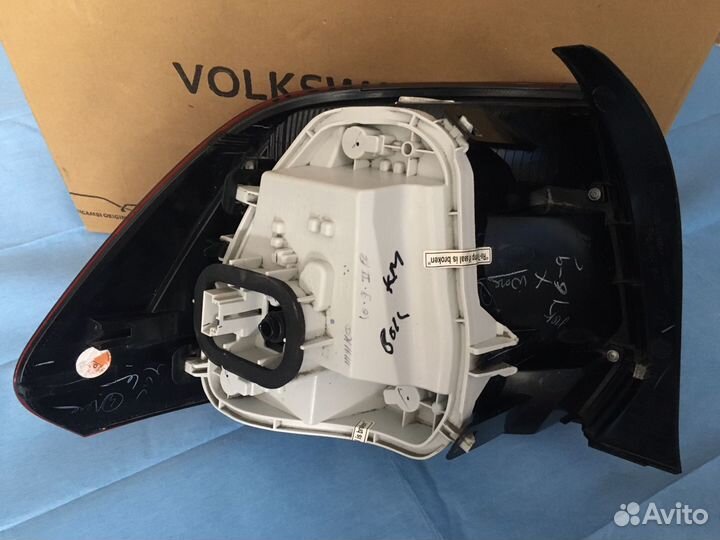 Фонарь задний правый фольксваген поло 2016г