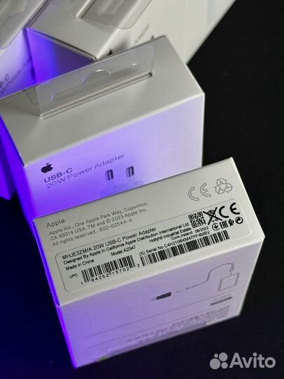 Apple Power Adapter 20W USB-C (Оригинальный чип)