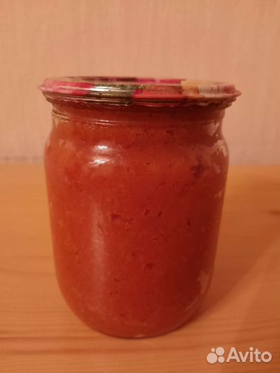 Боярышник протертый с сахаром, джем вкусняшка