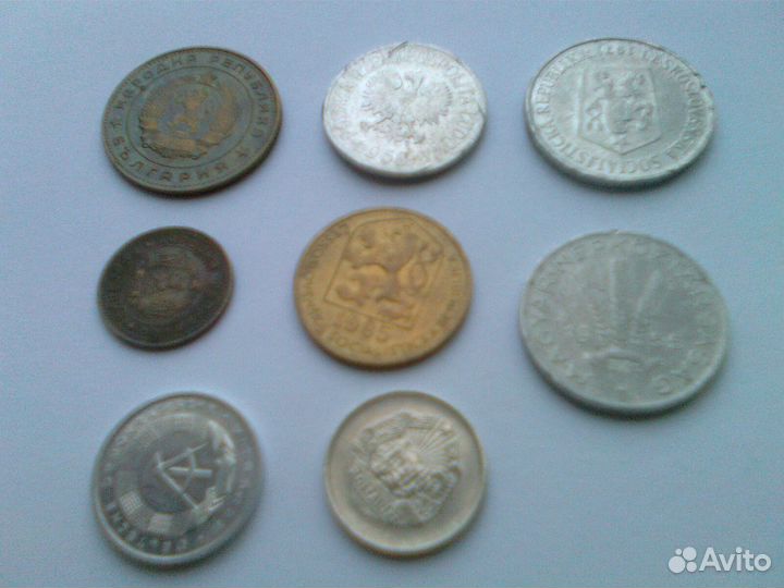Монеты бывших соцстран