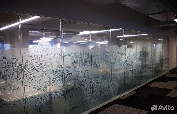 Экраны из стекла с фотопечатью