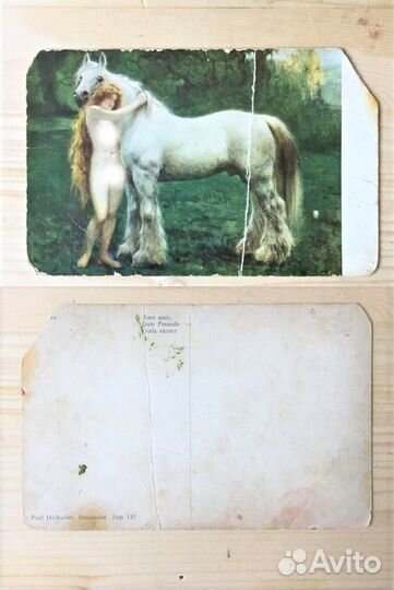 Открытки ню эротика до 1914 года Франция Россия