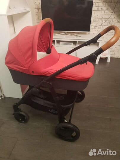 Коляска 3 в 1 CBX Leotie Lux Crunchy Red