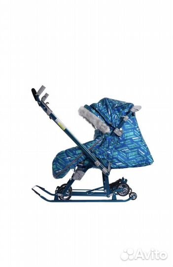 Санки-коляска Ника детям 7-8SK, спортивный