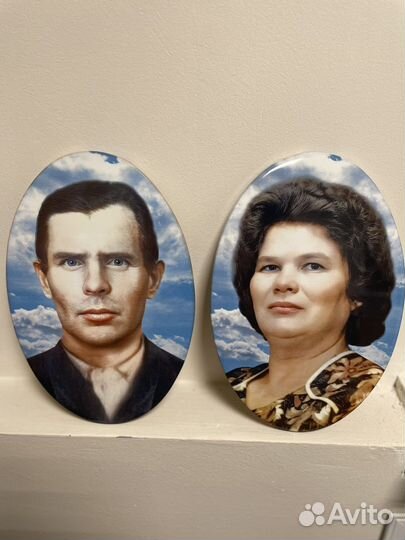 Цветной портрет на могилу, ритуальные таблички