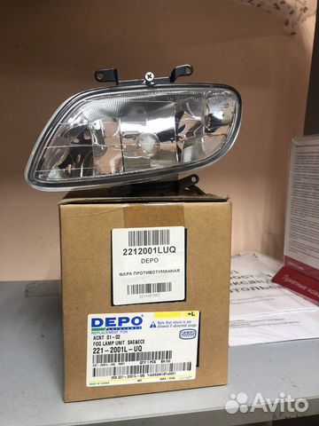 Противотуманная фара левая (depo) Hyundai Accent Т
