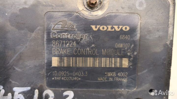 Блок абс, насос Volvo S60, 2004