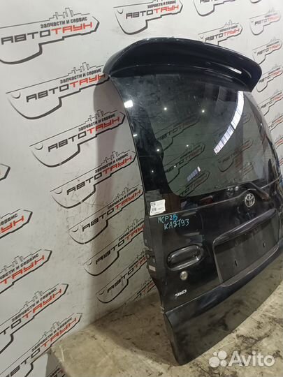 Дверь задняя toyota funcargo yaris verso NCP20 NCP21 NLP20 NLP22 6700552050 2WD черный, 209 KA8793