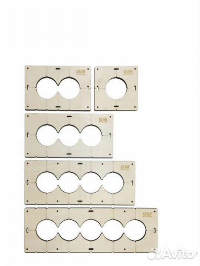Шаблон для подрозетников ф68