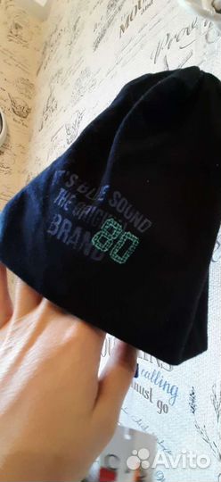 Шапочка для мальчика 12 -18 мес.Шапка