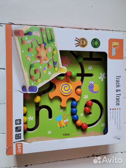 Развиваюшая игрушка Viga: Лабиринт-трэк с шариками