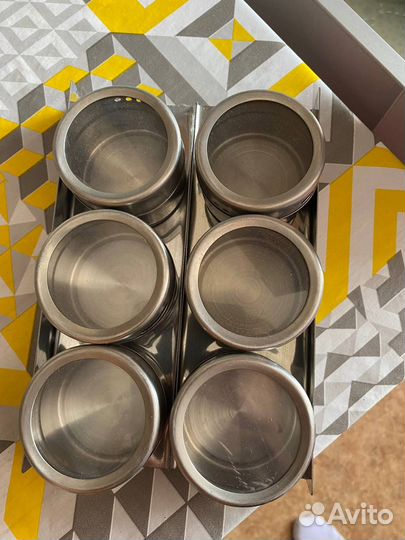 Набор баночек для специй