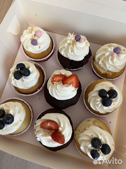 Капкейки свежие на вечер