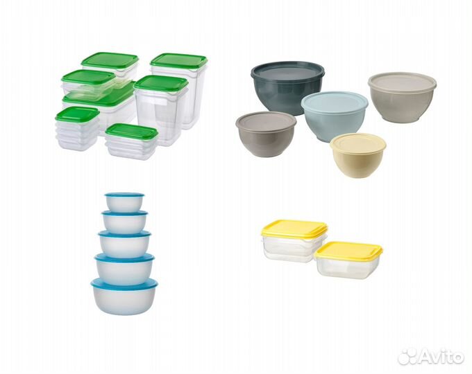 Набор контейнеры Икеа Гарнитюрен