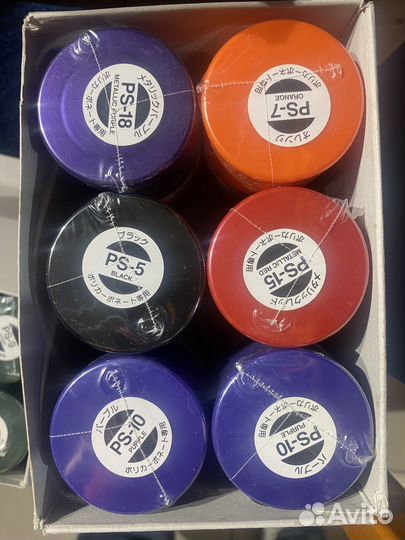 Краска Tamiya PS для кувова лексан