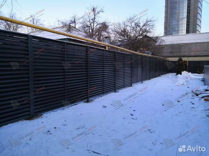 Забор-жалюзи