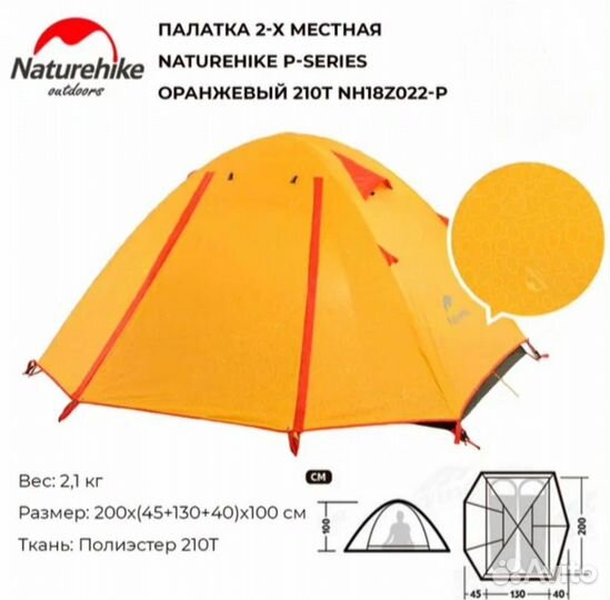 Новые палатки Naturehike 2-3 местные