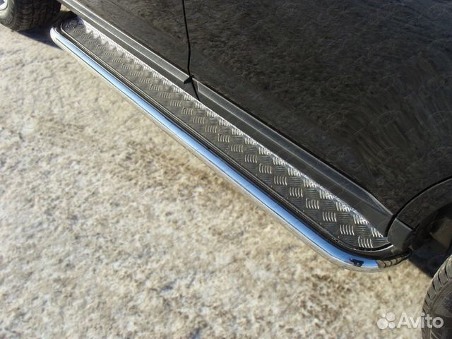 Пороги с площадкой 60.3 мм ford edge 2014